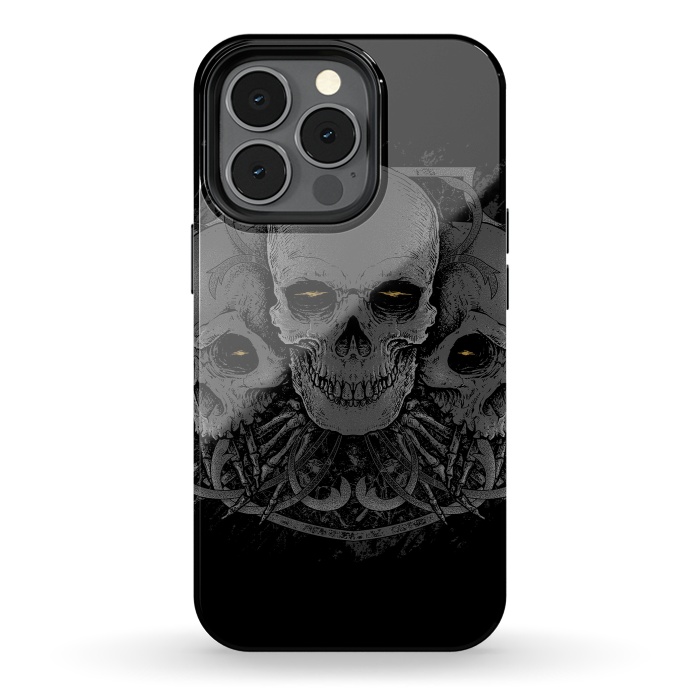 iPhone 13 pro StrongFit 3 Skull by Afif Quilimo