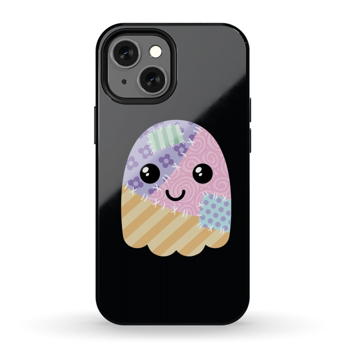 iPhone 13 mini StrongFit Patchwork ghost by Laura Nagel