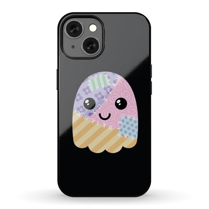 iPhone 13 StrongFit Patchwork ghost by Laura Nagel