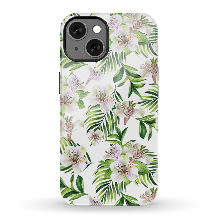 iPhone 13 StrongFit White flowers by Julia Badeeva