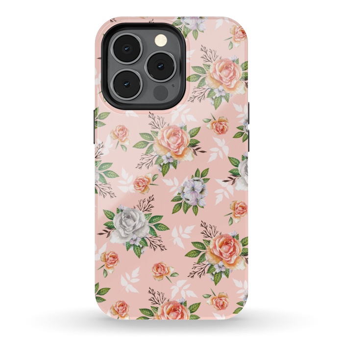 iPhone 13 pro StrongFit Vintage roses by Julia Badeeva