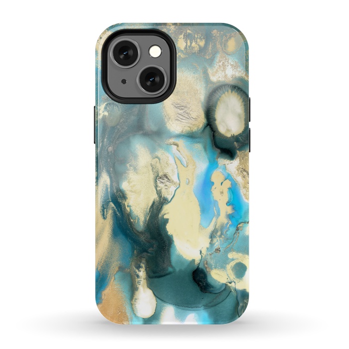 iPhone 13 mini StrongFit Golden Reef by Tangerine-Tane