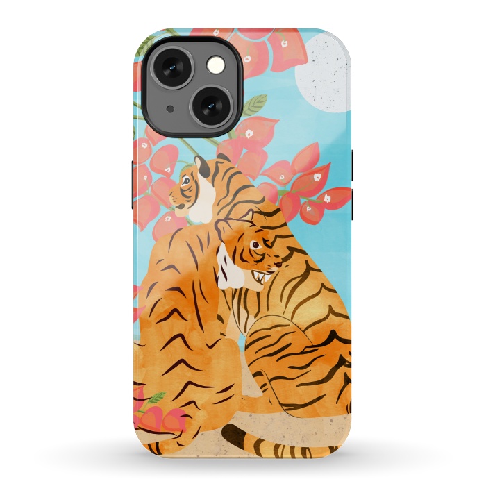 iPhone 13 StrongFit Tiger Honeymoon by Uma Prabhakar Gokhale