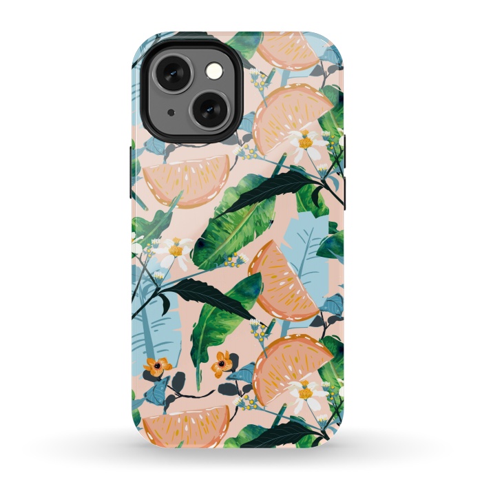 iPhone 13 mini StrongFit Summer Botanicals by Uma Prabhakar Gokhale
