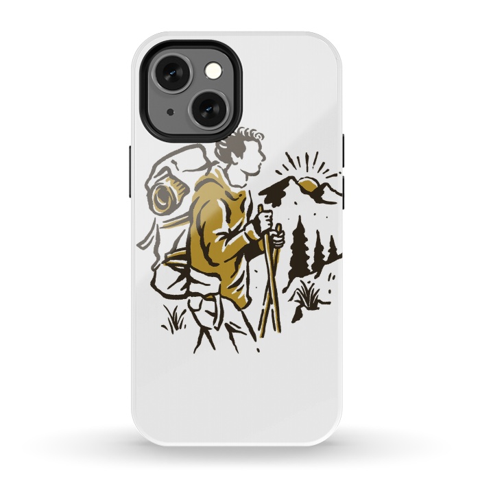 iPhone 13 mini StrongFit Hiker 2 by Afif Quilimo