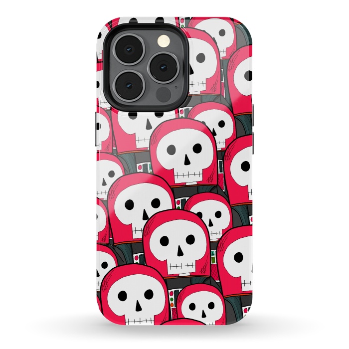 iPhone 13 pro StrongFit The skeleton astronauts by Steve Wade (Swade)