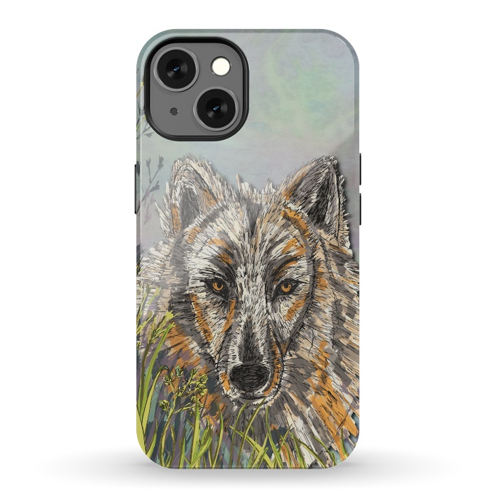 iPhone 13 StrongFit Wolf I by Lotti Brown