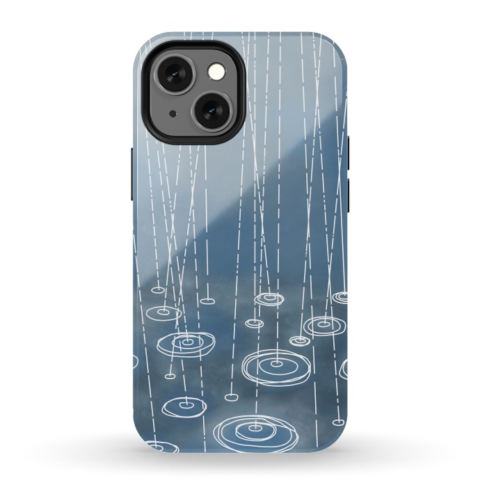 iPhone 13 mini StrongFit Another Rainy Day by Nic Squirrell