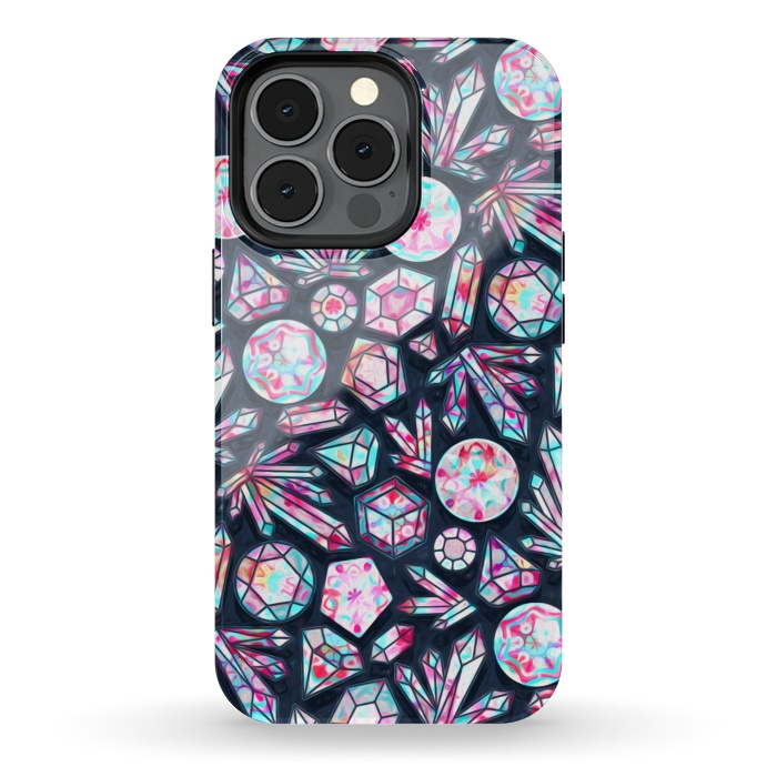 iPhone 13 pro StrongFit Kaleidoscope Crystals  by Tigatiga