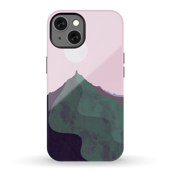 iPhone 13 StrongFit The  mauve sky peak by Steve Wade (Swade)