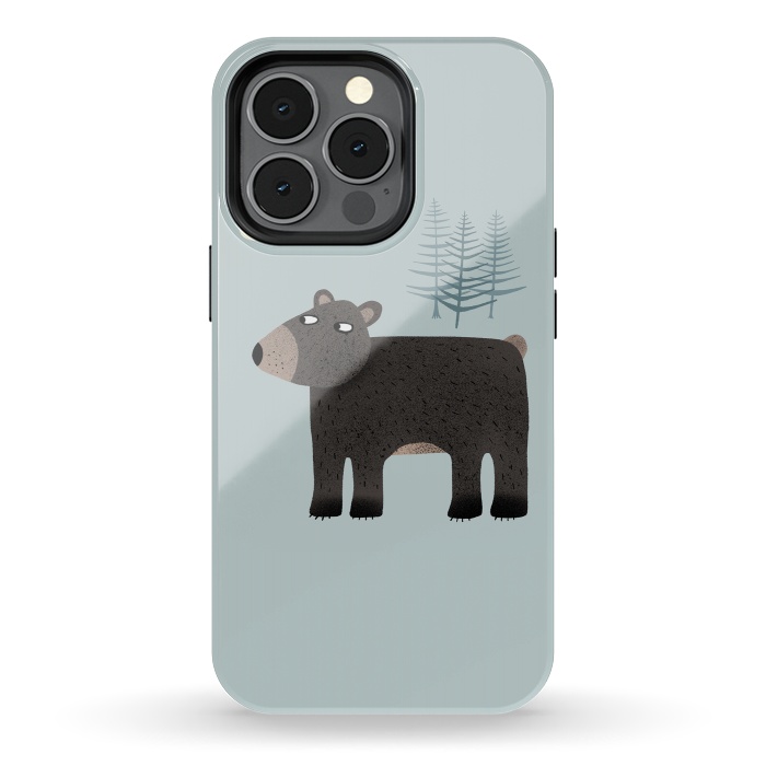 iPhone 13 pro StrongFit The Bear, the Trees and the Moon by Nic Squirrell