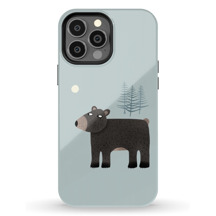iPhone 13 Pro Max StrongFit The Bear, the Trees and the Moon by Nic Squirrell