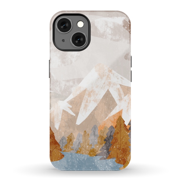 iPhone 13 StrongFit A cold autumn land by Steve Wade (Swade)