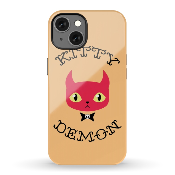 iPhone 13 StrongFit Kitty demon by Laura Nagel
