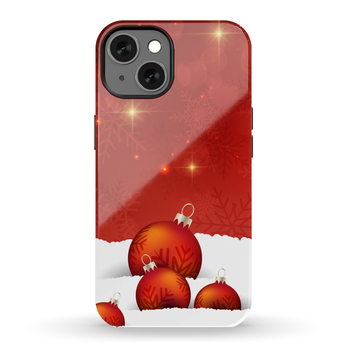iPhone 13 StrongFit Red Christmas by Texnotropio