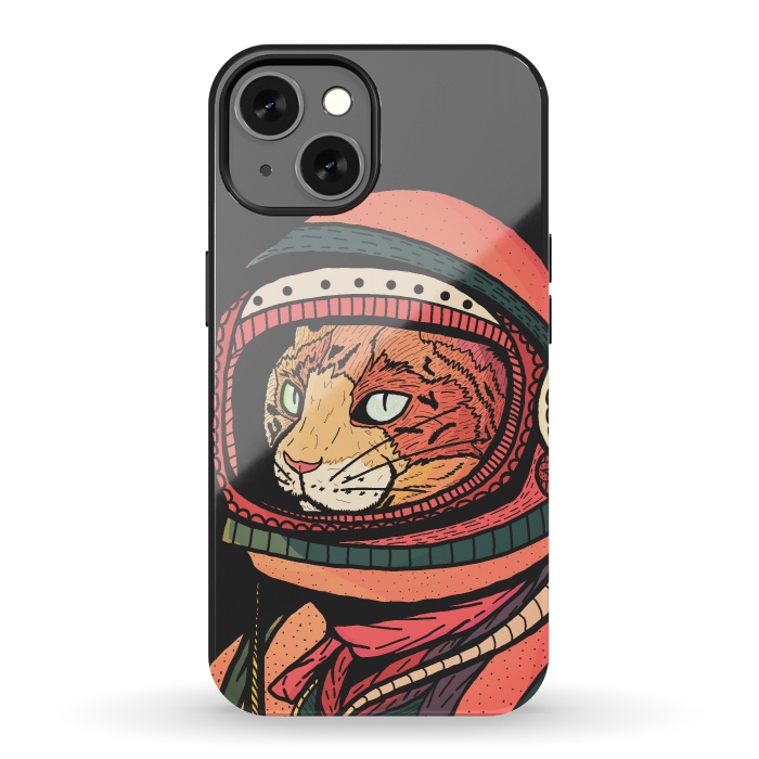 iPhone 13 StrongFit The ginger space cat by Steve Wade (Swade)