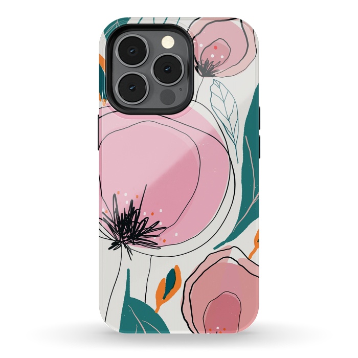 iPhone 13 pro StrongFit Cotona Florals by Hanny Agustine
