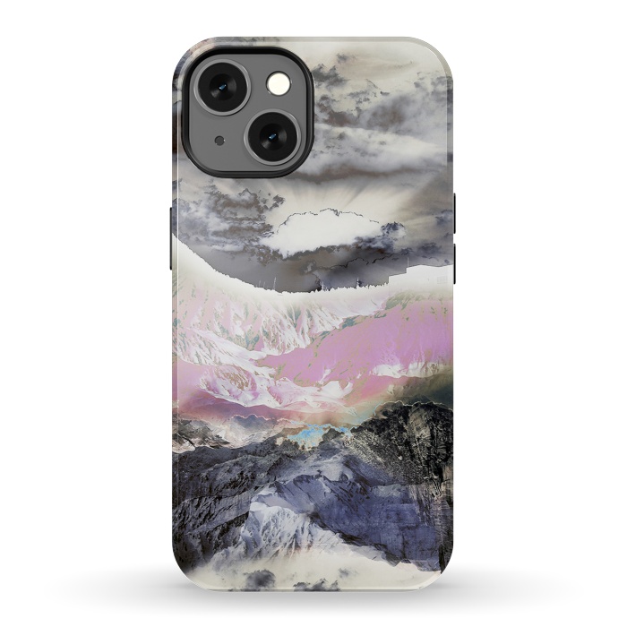 iPhone 13 StrongFit Mountain landscape digital art by Oana 