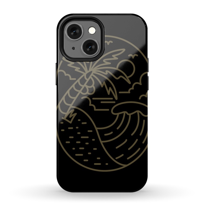iPhone 13 mini StrongFit Great Wave by Afif Quilimo