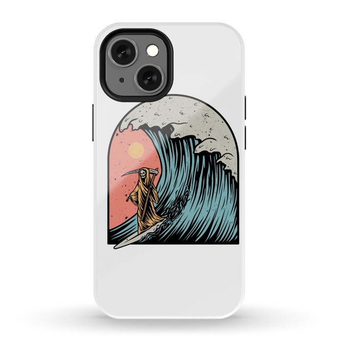 iPhone 13 mini StrongFit Wave Conqueror by Afif Quilimo