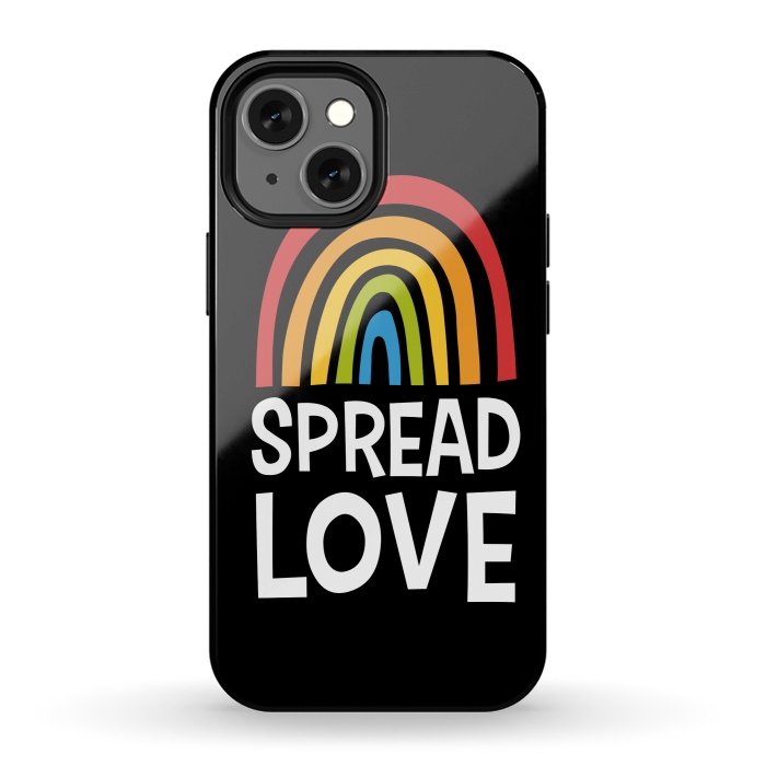 iPhone 13 mini StrongFit Spread Love by Majoih