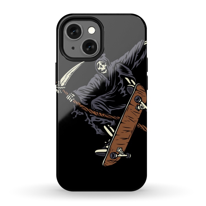 iPhone 13 mini StrongFit Skate Reaper by Afif Quilimo