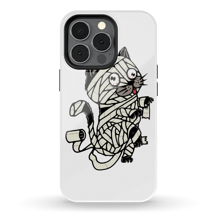 iPhone 13 pro StrongFit Mummy Cat by Afif Quilimo