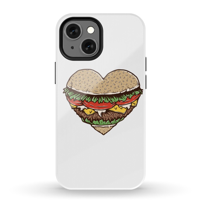 iPhone 13 mini StrongFit Hamburger Lover by Afif Quilimo