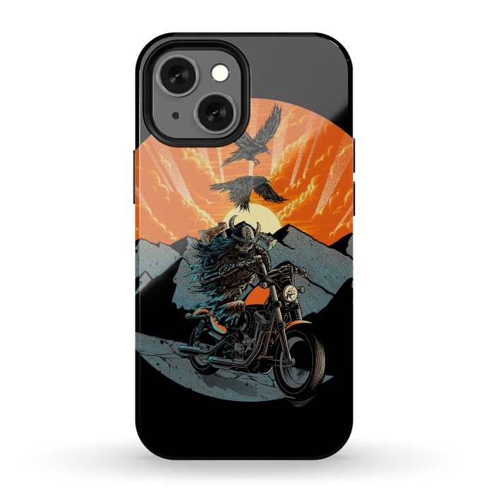 iPhone 13 mini StrongFit Viking Rider by Afif Quilimo