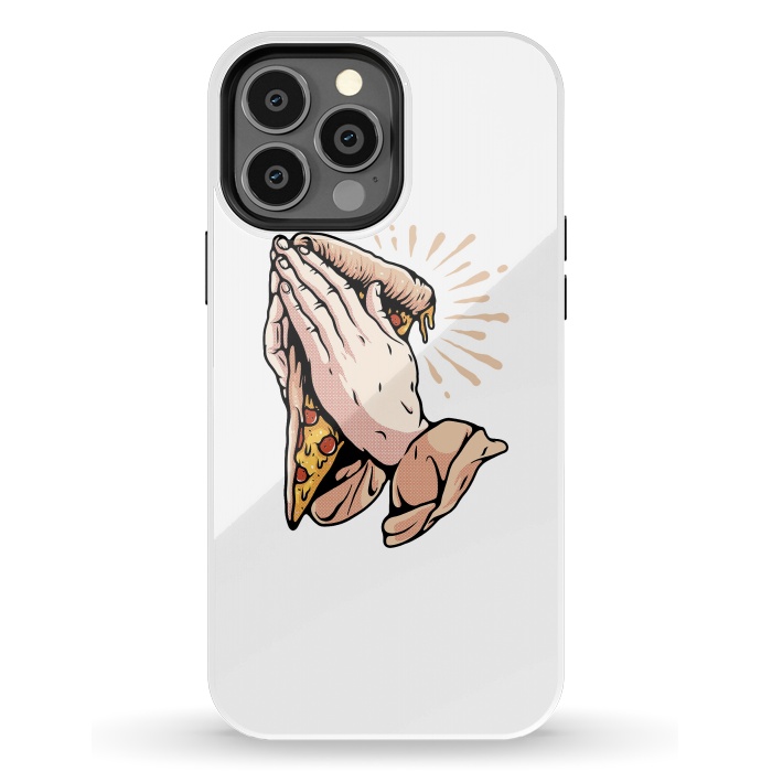 iPhone 13 Pro Max StrongFit Pray for Pizza by Afif Quilimo