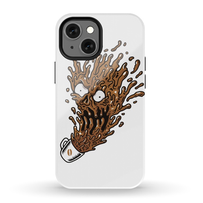 iPhone 13 mini StrongFit Coffee Monster by Afif Quilimo