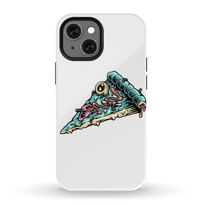 iPhone 13 mini StrongFit Pizza Zombie by Afif Quilimo