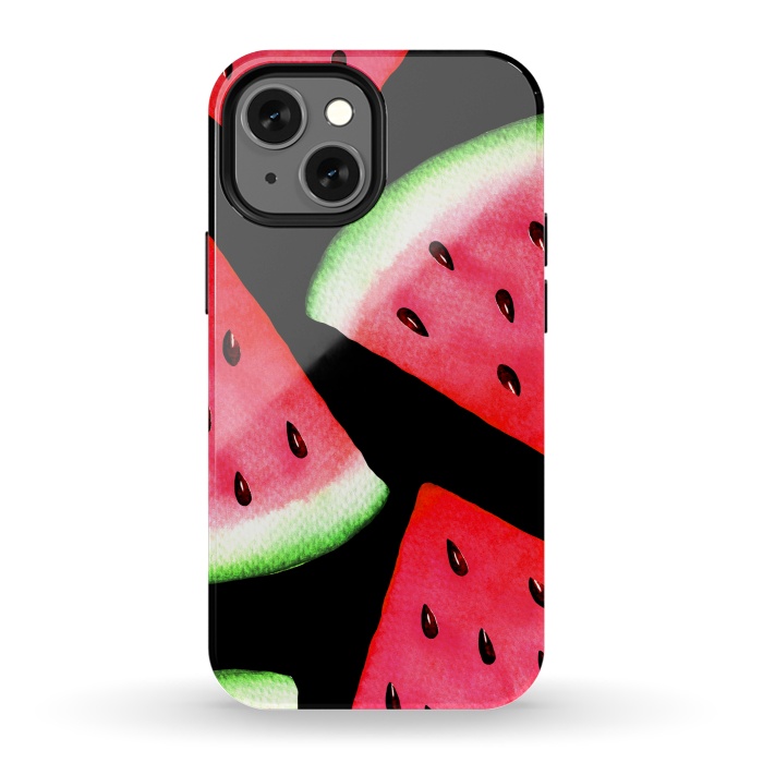 iPhone 13 mini StrongFit Watermelon by Julia Badeeva