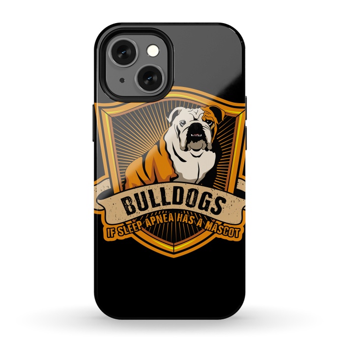 iPhone 13 mini StrongFit bulldog by haroulita