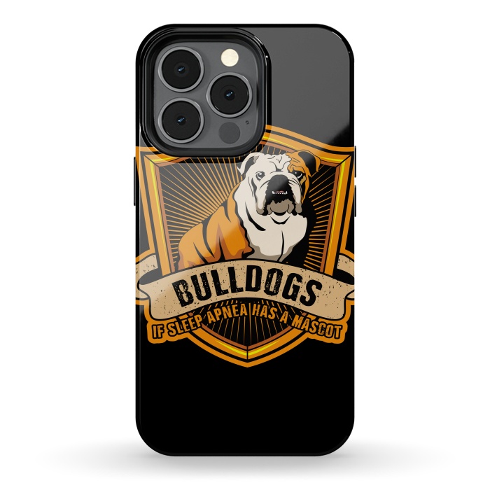 iPhone 13 pro StrongFit bulldog by haroulita