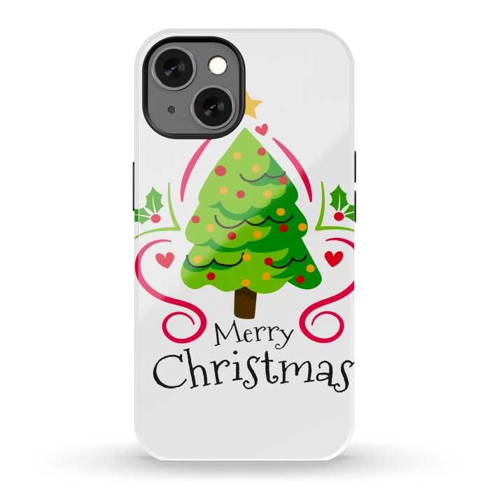 iPhone 13 StrongFit merry xmas tree by haroulita