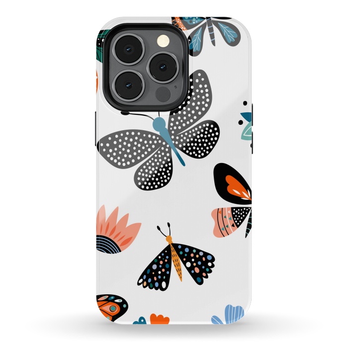 iPhone 13 pro StrongFit butterflies c by haroulita