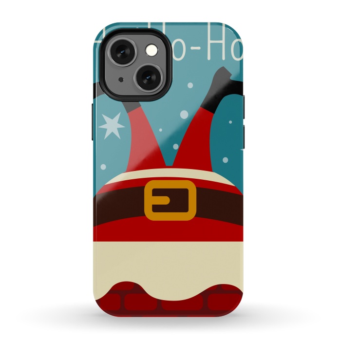 iPhone 13 mini StrongFit cute funny santa by haroulita