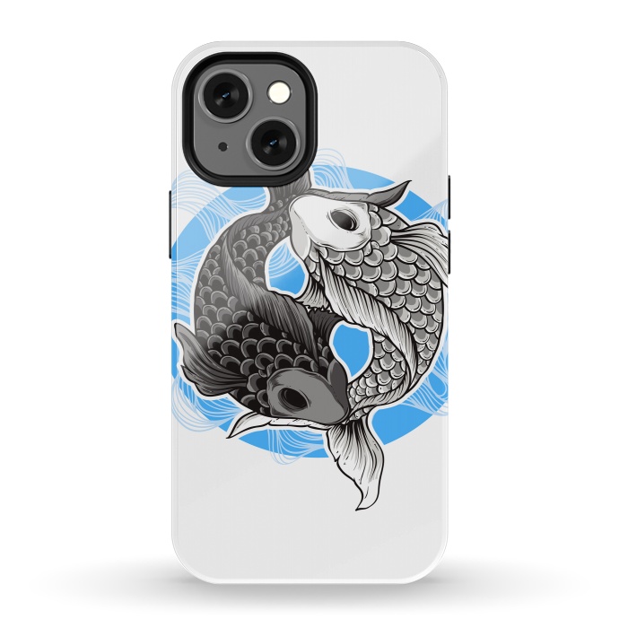 iPhone 13 mini StrongFit koi fish by haroulita