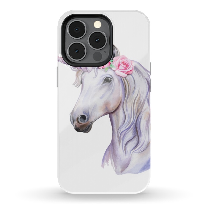 iPhone 13 pro StrongFit magical unicorn by haroulita