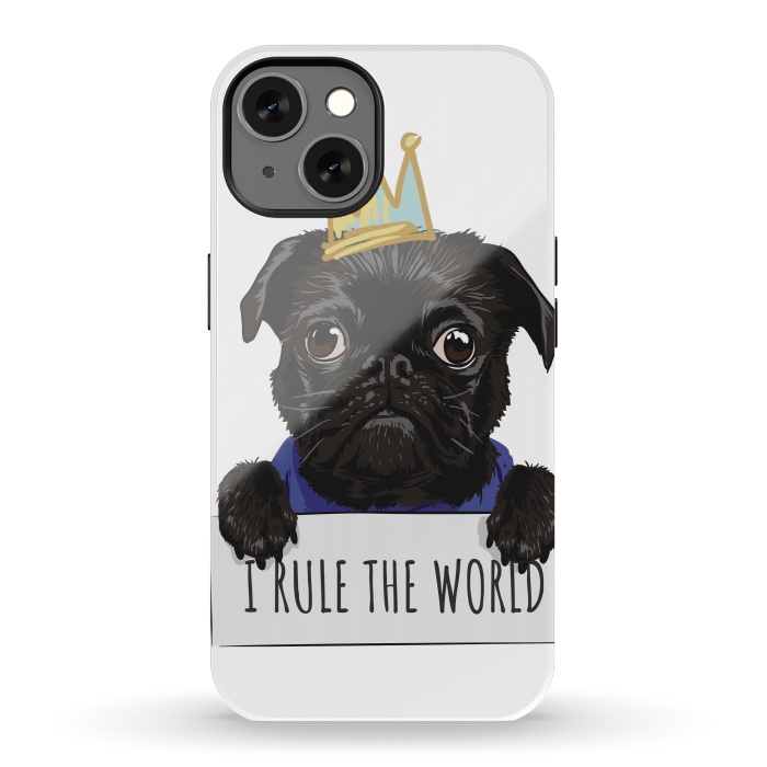 iPhone 13 StrongFit pug by haroulita