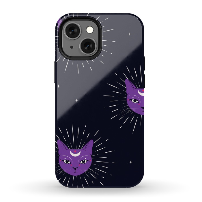 iPhone 13 mini StrongFit magic cats by haroulita