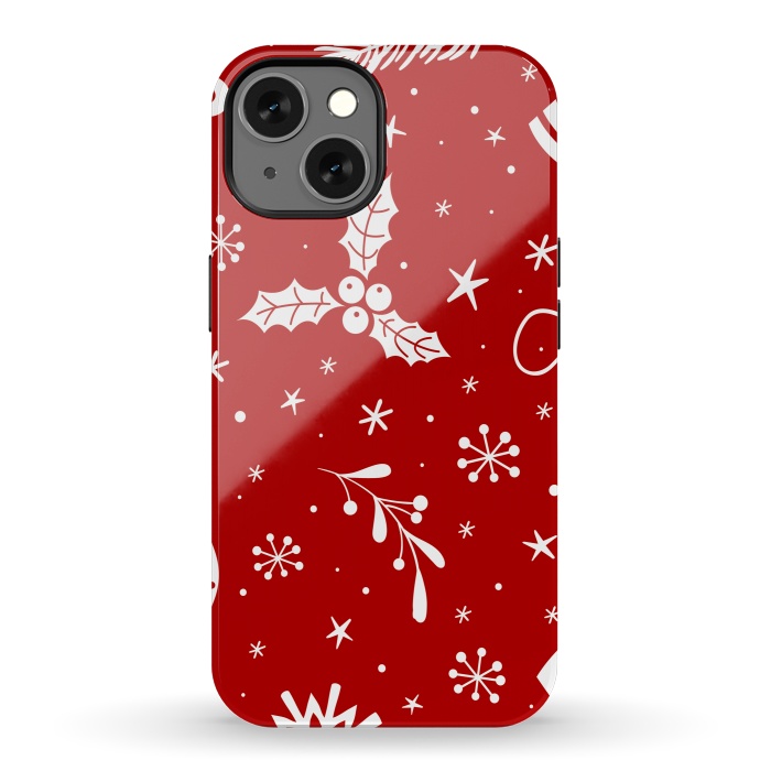 iPhone 13 StrongFit christmas pattern by haroulita