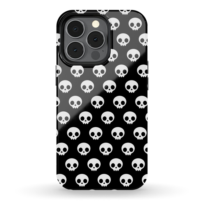 iPhone 13 pro StrongFit Cute skulls by Laura Nagel