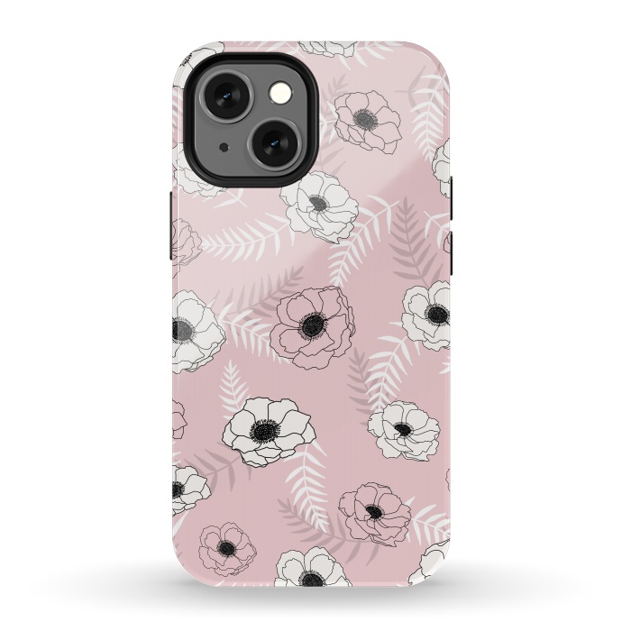 iPhone 13 mini StrongFit Anemone by Jms