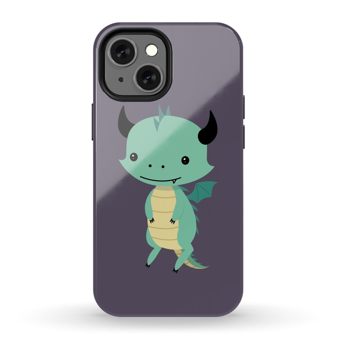 iPhone 13 mini StrongFit Cute dragon by Laura Nagel
