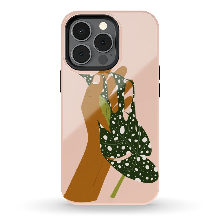 iPhone 13 pro StrongFit Botanical Love by Uma Prabhakar Gokhale