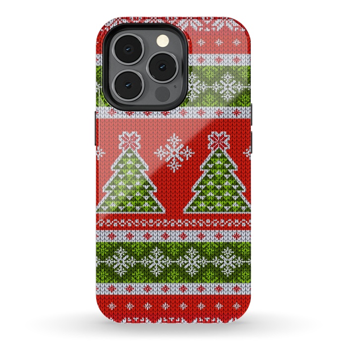 iPhone 13 pro StrongFit Ugly christmas sweater pattern  by Winston