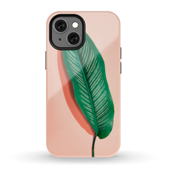 iPhone 13 mini StrongFit Green leaf  by Winston