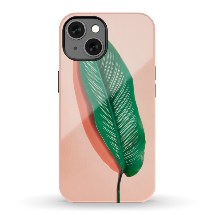 iPhone 13 StrongFit Green leaf  by Winston